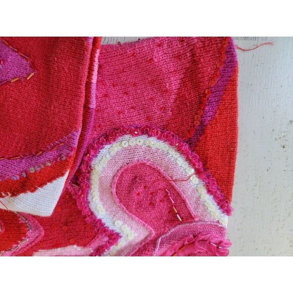 Design options Philip Jane Gordon Valentine's heart cardigan red white - Picture 10 of 14